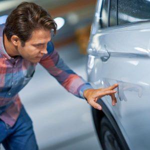 parking lot car and pedestrian accident law