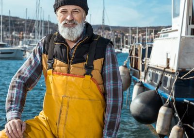 Image of a Commercial Fisherman in NC